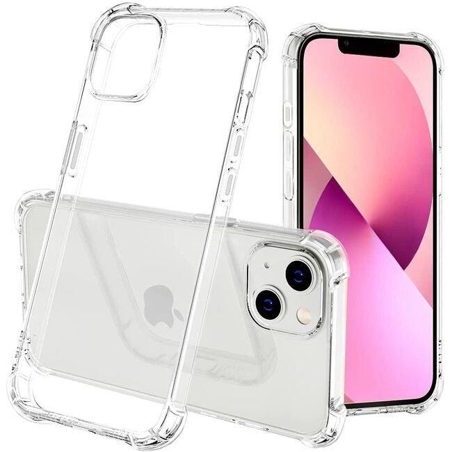 Husa de protectie Klevo, TPU, pentru Apple iPhone 13 Mini 5.4 inch, Antisoc, Protectie colturi, Rezistenta la impact, Transparenta