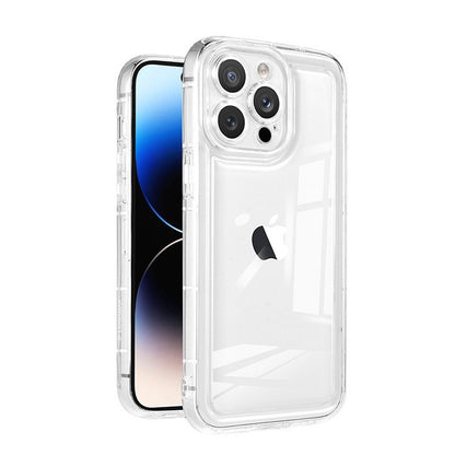 Husa de protectie Klevo, Airbag Shock Absorption, TPU, pentru Apple iPhone 14 Pro Max , Transparent
