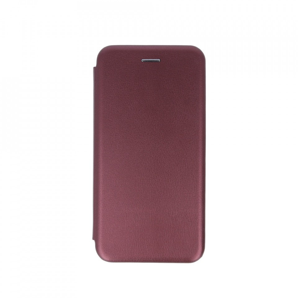 Husa de protectie Klevo compatibila cu Apple iPhone 11 Magnet Book Case Bordo