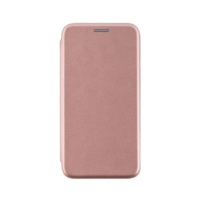 Husa de protectie Klevo compatibila cu Apple iPhone 11 Pro Magnet Book Case Roz-Auriu