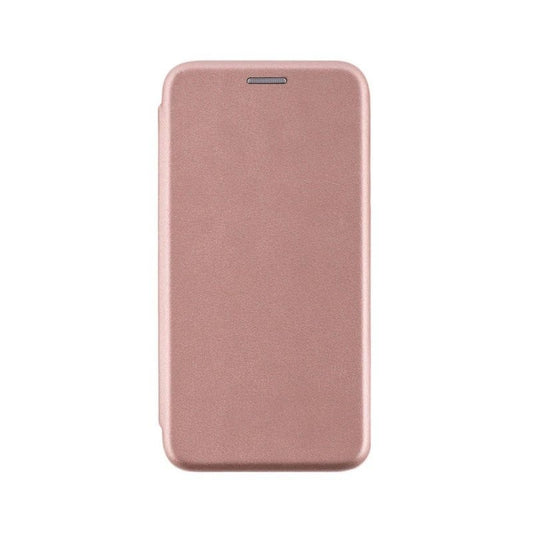 Husa de protectie Klevo compatibila cu Apple iPhone 11 Pro Magnet Book Case Roz-Auriu