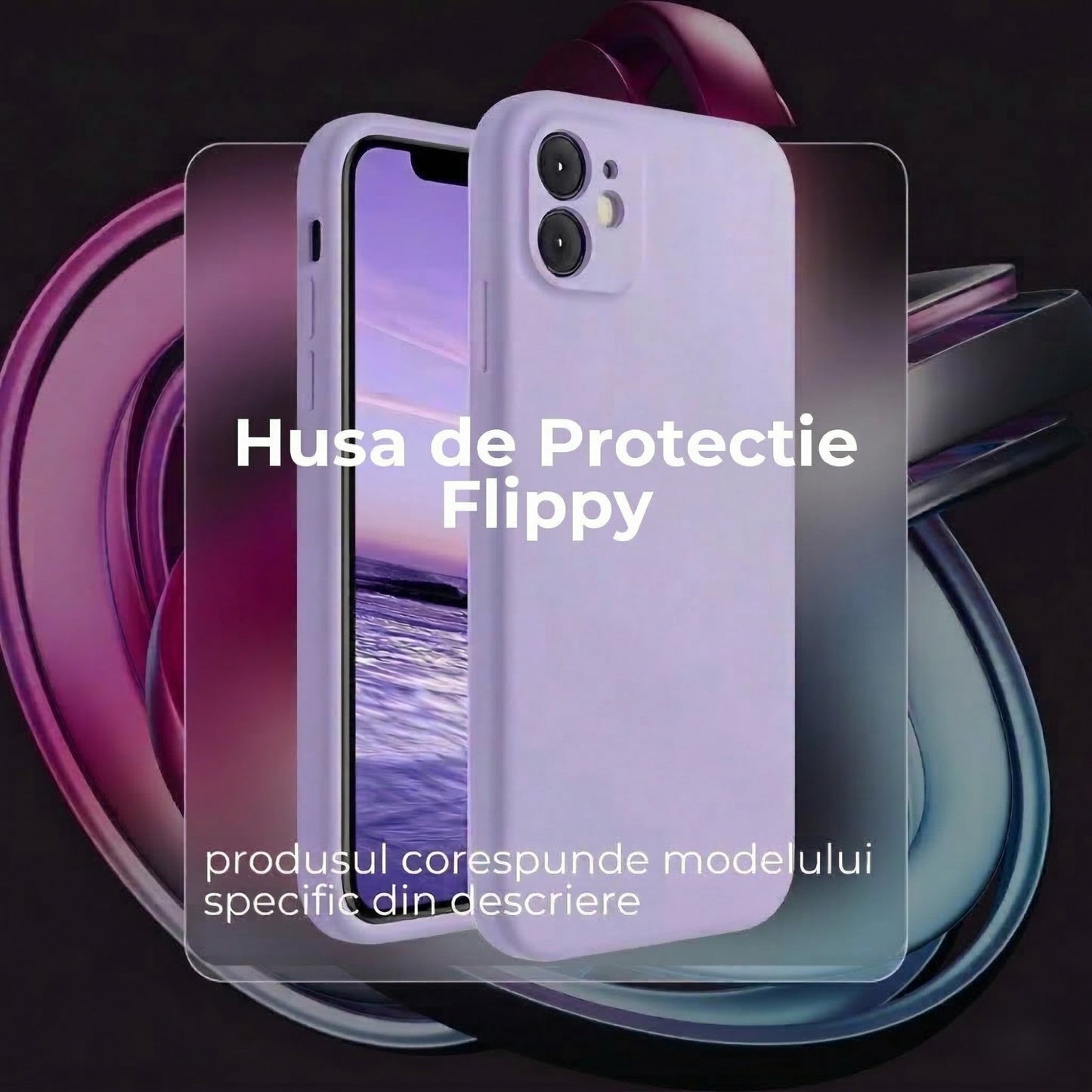 Husa Protectie, Klevo, Apple, iPhone 11, Silicon, Mov