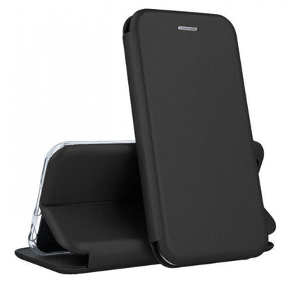 Husa de protectie Klevo compatibila cu Apple iPhone 12/12 Pro Magnet Book Case Negru