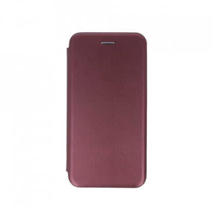 Husa de protectie Klevo compatibila cu Apple iPhone 12 Pro Max Magnet Book Case Bordo