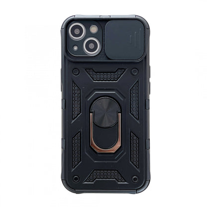 Husa de protectie Klevo compatibila cu Apple iPhone 13 Defender Model 4 cu suport,Negru