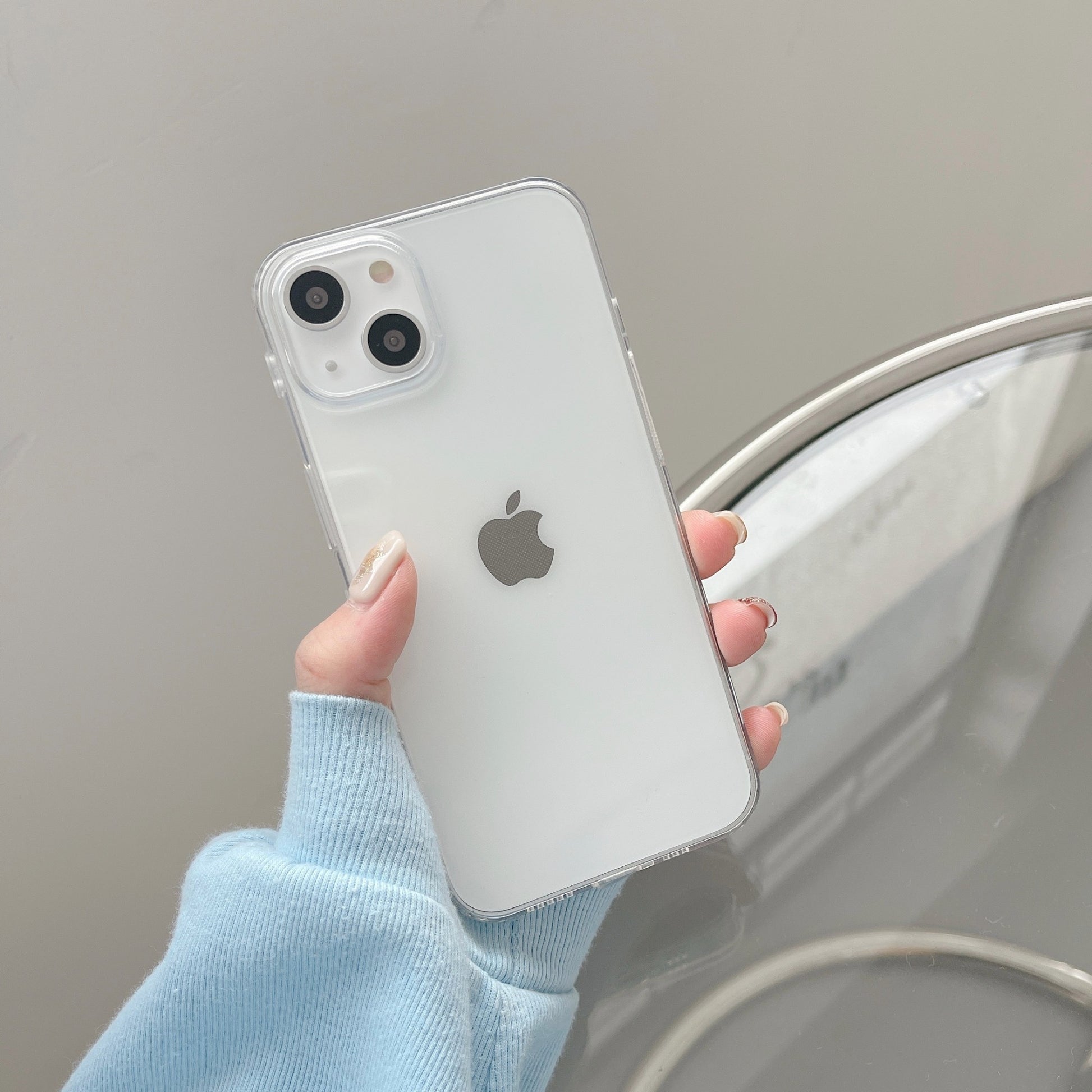 Husa de protectie Klevo compatibila cu Apple iPhone 13 Mini Tpu Transparent