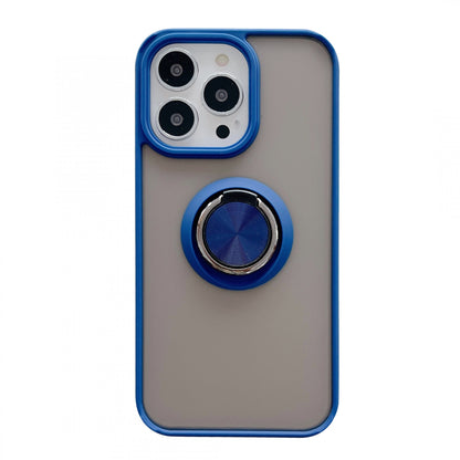 Husa de protectie Klevo compatibila cu Apple iPhone 13 Pro Max,Defender cu prindere inel,Albastru