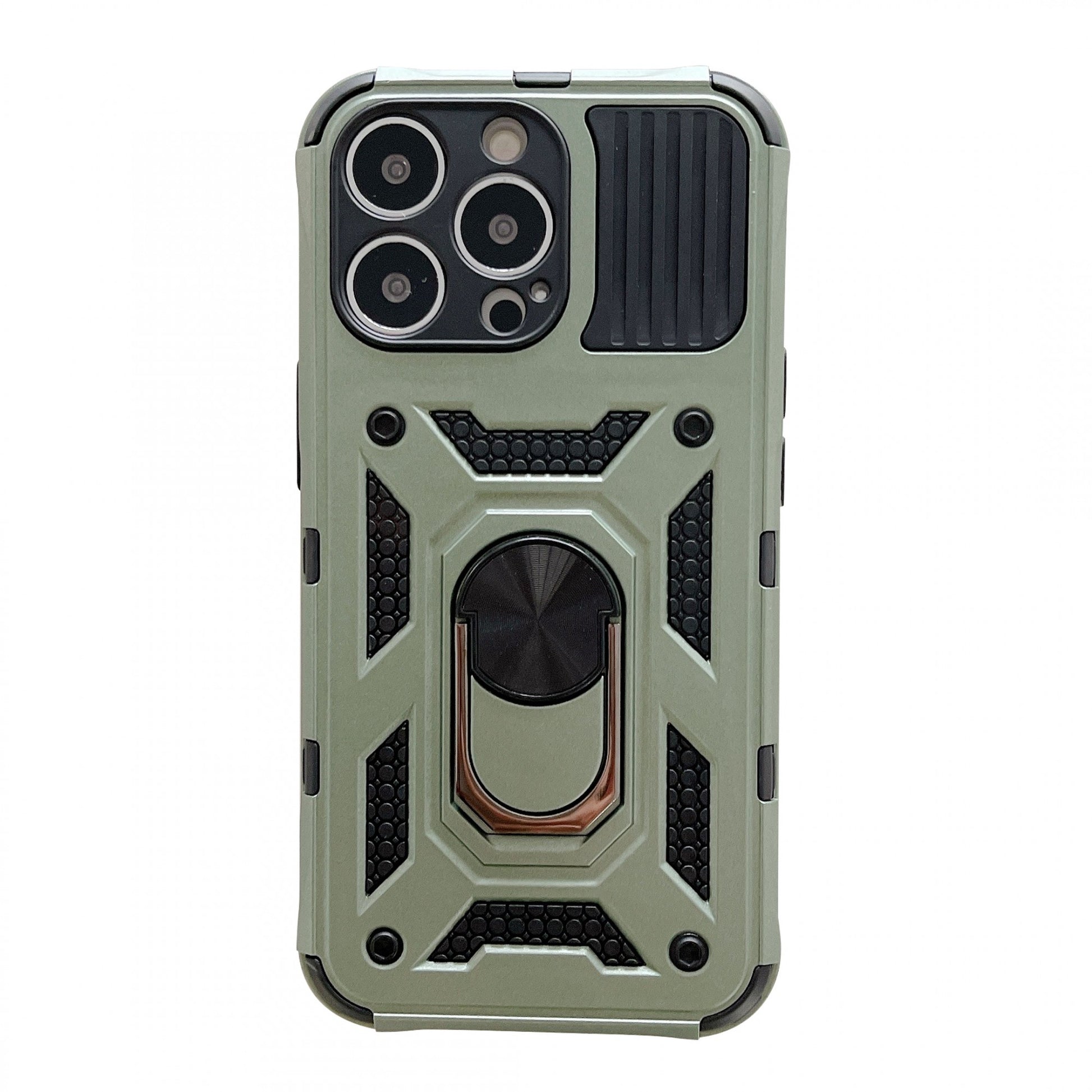 Husa de protectie Klevo compatibila cu Apple iPhone 13 Pro Max Defender Model 4 cu suport,Verde