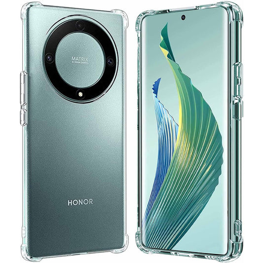 Husa de Protectie, Klevo, Compatibila cu Honor Magic 5 Pro, TPU Antisoc, Protectie Colturi, 1.5 mm Transparent