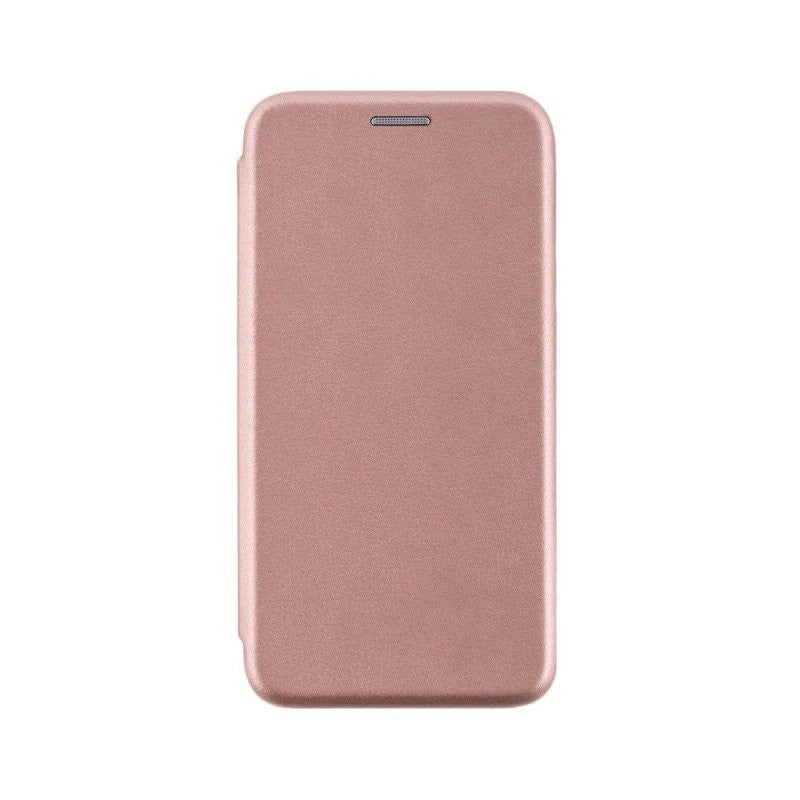 Husa de protectie Klevo compatibila cu Huawei P40 Lite E Magnet Book Case Roz-Auriu