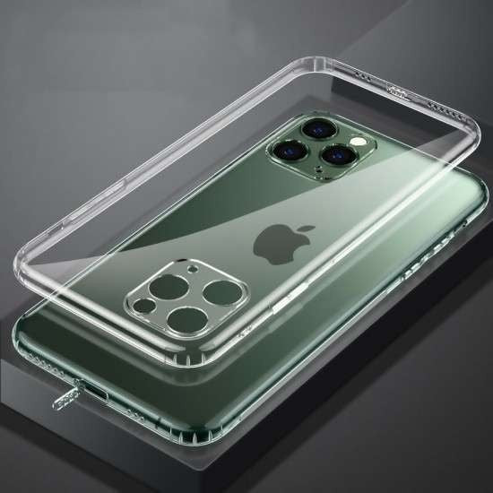 Husa de protectie Klevo compatibila cu Samsung Galaxy S21 Protect Plus Transparent
