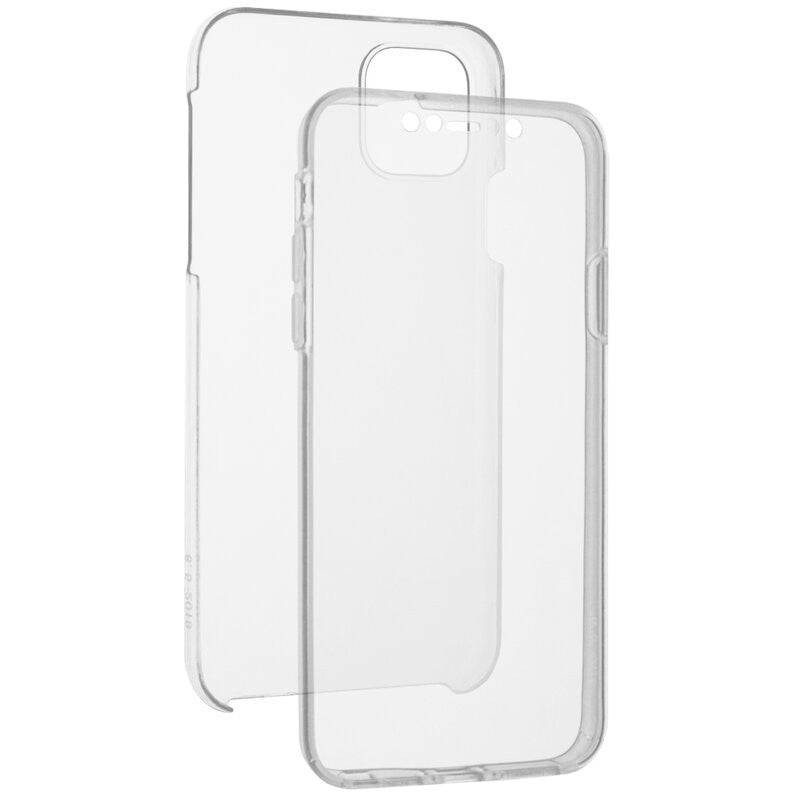 Husa de Protectie, Klevo, pentru Apple iPhone 11, Acoperire Completa 360, Silicon, Transparenta