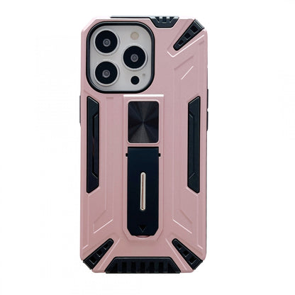Husa de protectie Klevo pentru Apple iPhone 13 Mini Defender Sergeant Brave cu suport,Roz Auriu