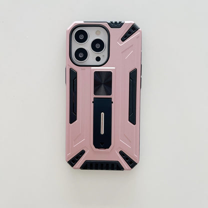 Husa de protectie Klevo pentru Apple iPhone 13 Pro Defender Sergeant Brave cu suport,Roz Auriu