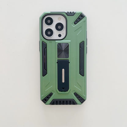 Husa de protectie Klevo pentru Apple iPhone 13 Pro, Defender Sergeant Brave cu suport, Verde