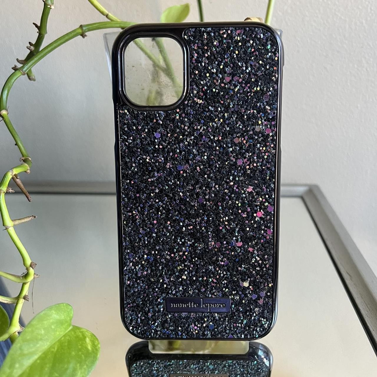 Husa de Protectie, Klevo, pentru Apple iPhone SE 2020, Sclipici, TPU, Negru