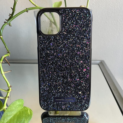 Husa de Protectie, Klevo, pentru Apple iPhone SE 2020, Sclipici, TPU, Negru
