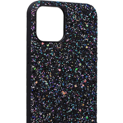 Husa de Protectie, Klevo, pentru Apple iPhone SE 2020, Sclipici, TPU, Negru