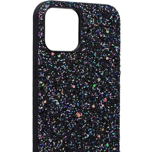 Husa de Protectie, Klevo, pentru Apple iPhone SE 2020, Sclipici, TPU, Negru