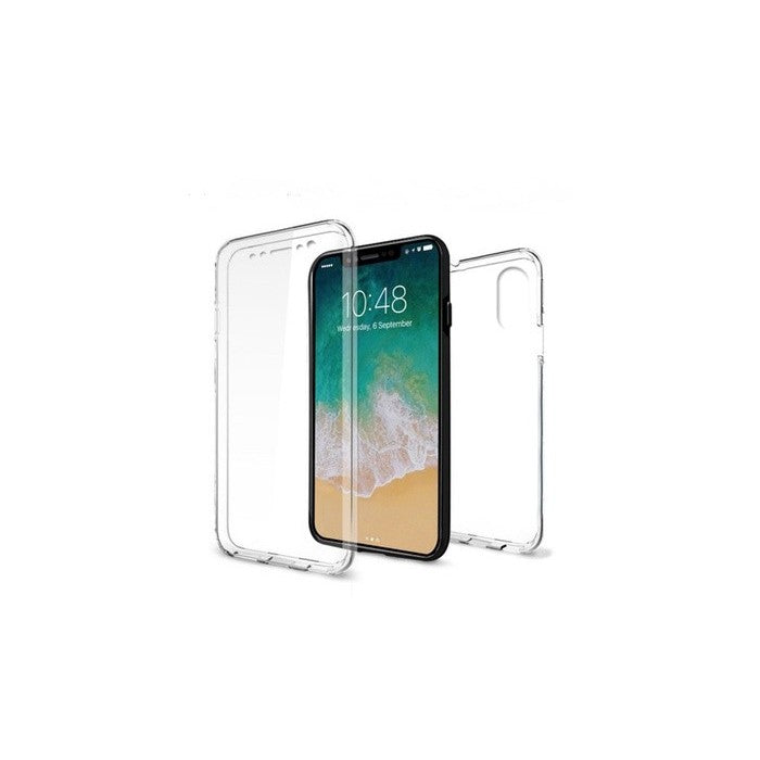 Husa de protectie Klevo® pentru Apple iPhone X Full Tpu 360 V2 Transparent