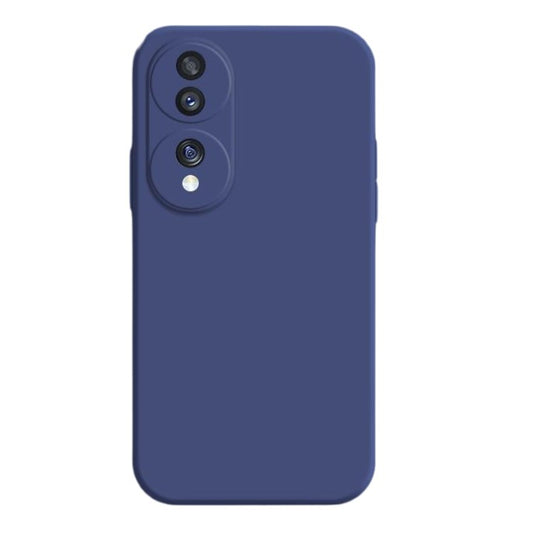 Husa de Protectie, Klevo, pentru Honor 70, Liquid Silicone, cu Microfibra pe Interior, Protectie Antisoc, Compatibil Incarcare Wireless, Albastru