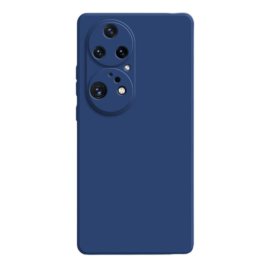 Husa de Protectie, Klevo, pentru Huawei P60 Pro, Liquid Silicone, cu Microfibra pe Interior, Protectie Antisoc, Compatibil Incarcare Wireless, Albastru