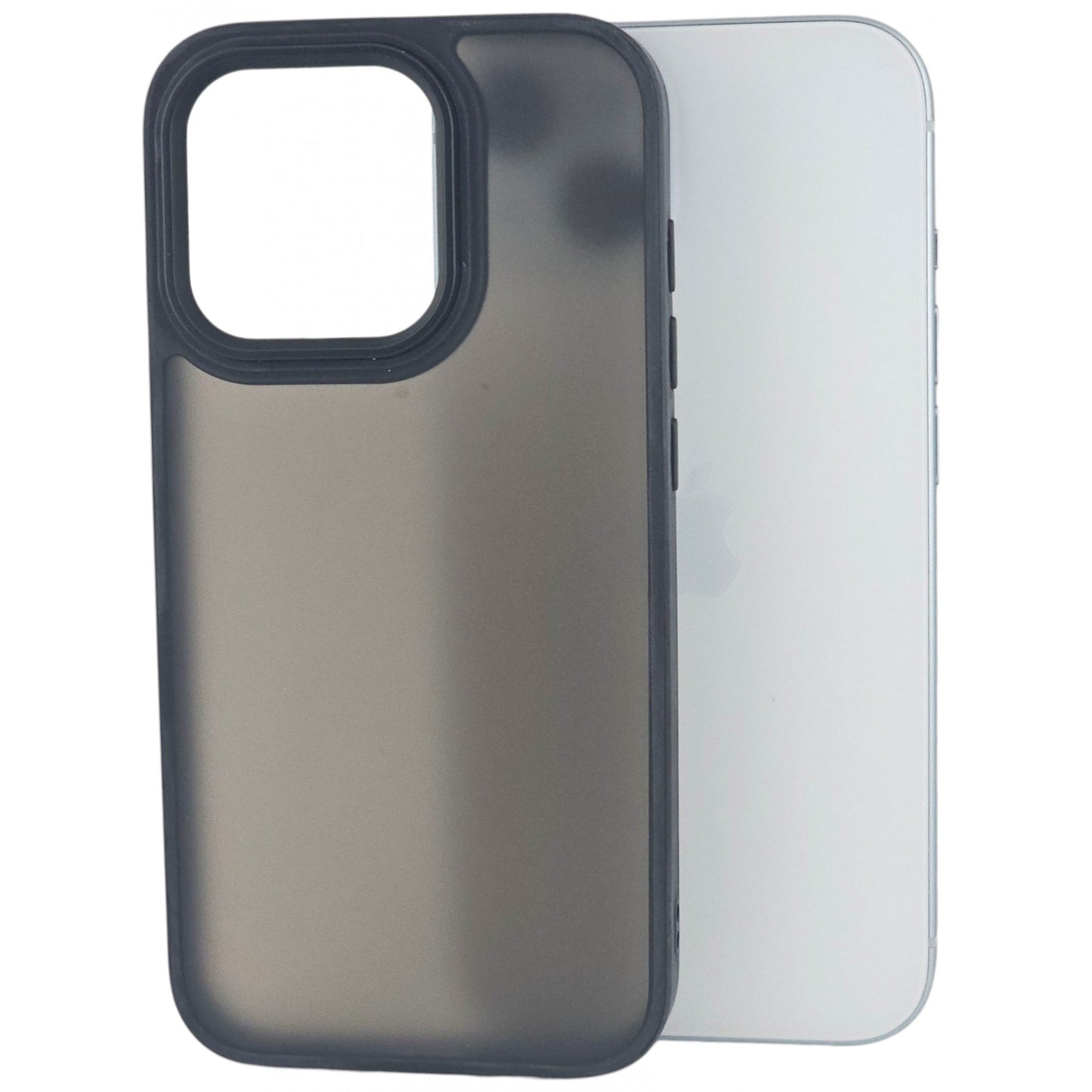 Husa de Protectie, Klevo, pentru iPhone 15 Pro, Satin Matte, din PC, Negru