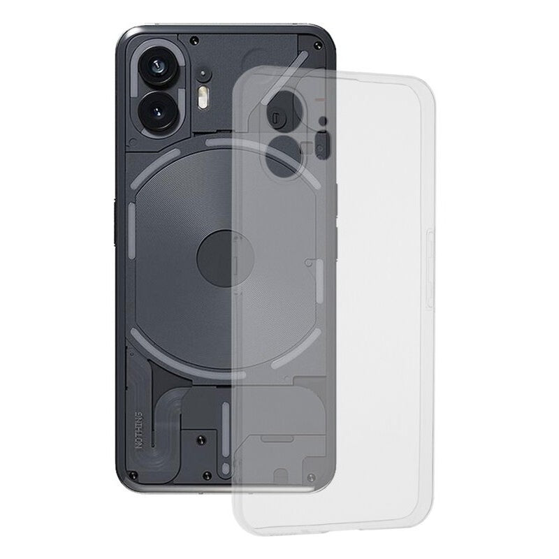 Husa de Protectie, Klevo, pentru Nothing Phone 2, TPU Protect Plus, cu Dust Plug, Transparent