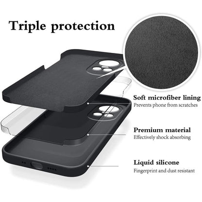 Husa de Protectie, Klevo, pentru Oppo Reno 10 Pro 5G, Liquid Silicone, cu Microfibra pe Interior, Protectie Antisoc, Compatibil Incarcare Wireless, Negru