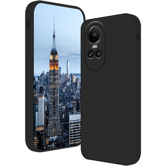 Husa de Protectie, Klevo, pentru Oppo Reno 10 Pro 5G, Liquid Silicone, cu Microfibra pe Interior, Protectie Antisoc, Compatibil Incarcare Wireless, Negru