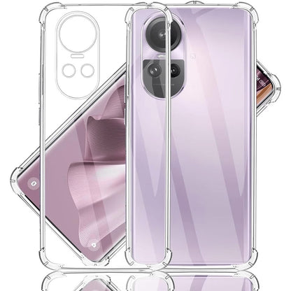 Husa de Protectie, Klevo, pentru Oppo Reno 10 Pro, TPU Protect Plus, cu Dust Plug, Transparent