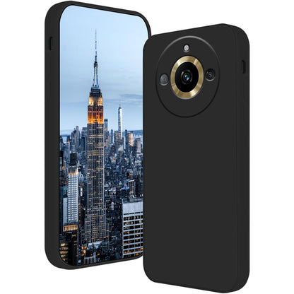 Husa de Protectie, Klevo, pentru Realme 11 Pro Plus, Liquid Silicone, cu Microfibra pe Interior, Protectie Antisoc, Compatibil Incarcare Wireless, Negru