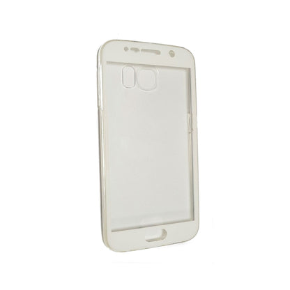 Husa de protectie Klevo® pentru Samsung A3 2017 Full Tpu 360 V2 Transparent cu margini albe