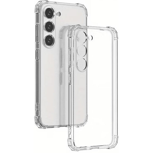 Husa de Protectie, Klevo, pentru Samsung Galaxy S23 FE 5G, TPU Protect Plus, cu Dust Plug, Transparent