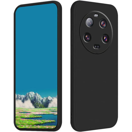 Husa de Protectie, Klevo, pentru Xiaomi 14 Ultra, Liquid Silicone, cu Microfibra pe Interior, Protectie Antisoc, Compatibil Incarcare Wireless, Negru