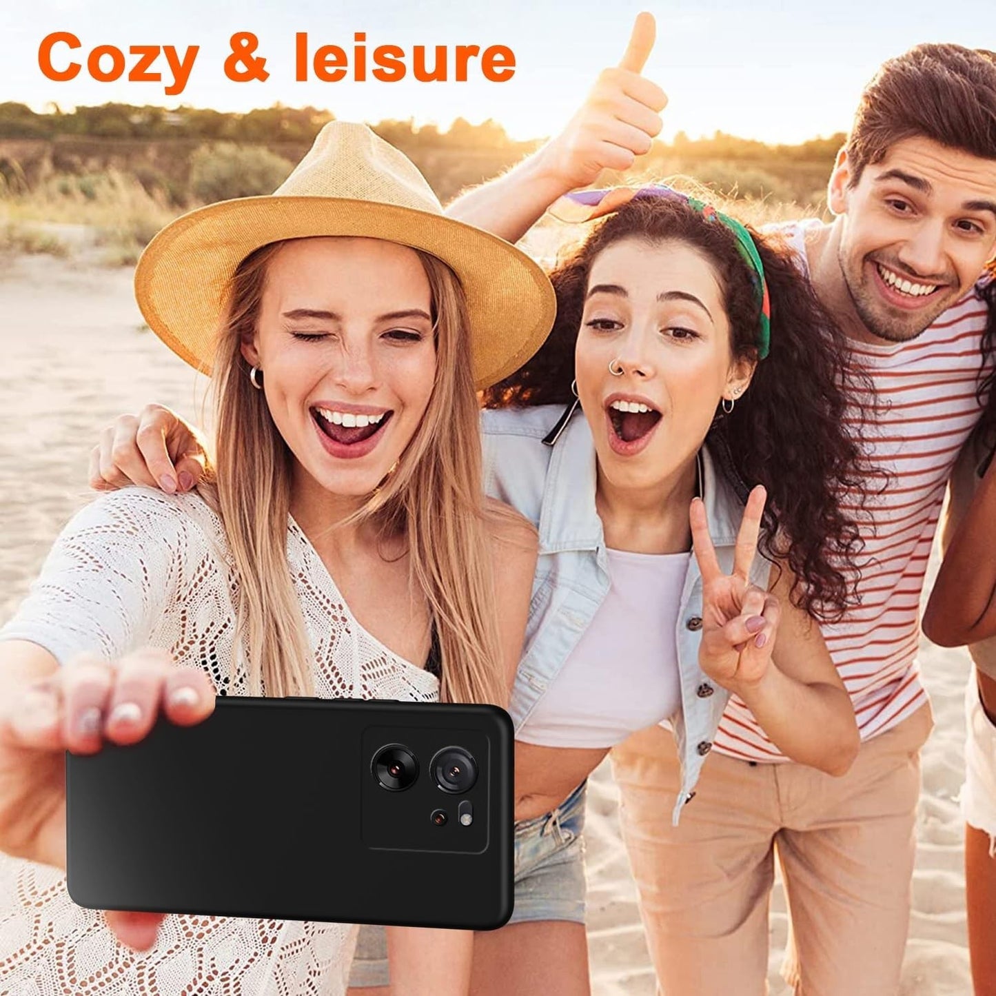 Husa de Protectie, Klevo, pentru Xiaomi Redmi 13T, Liquid Silicone, cu Microfibra pe Interior, Protectie Antisoc, Compatibil Incarcare Wireless, Negru