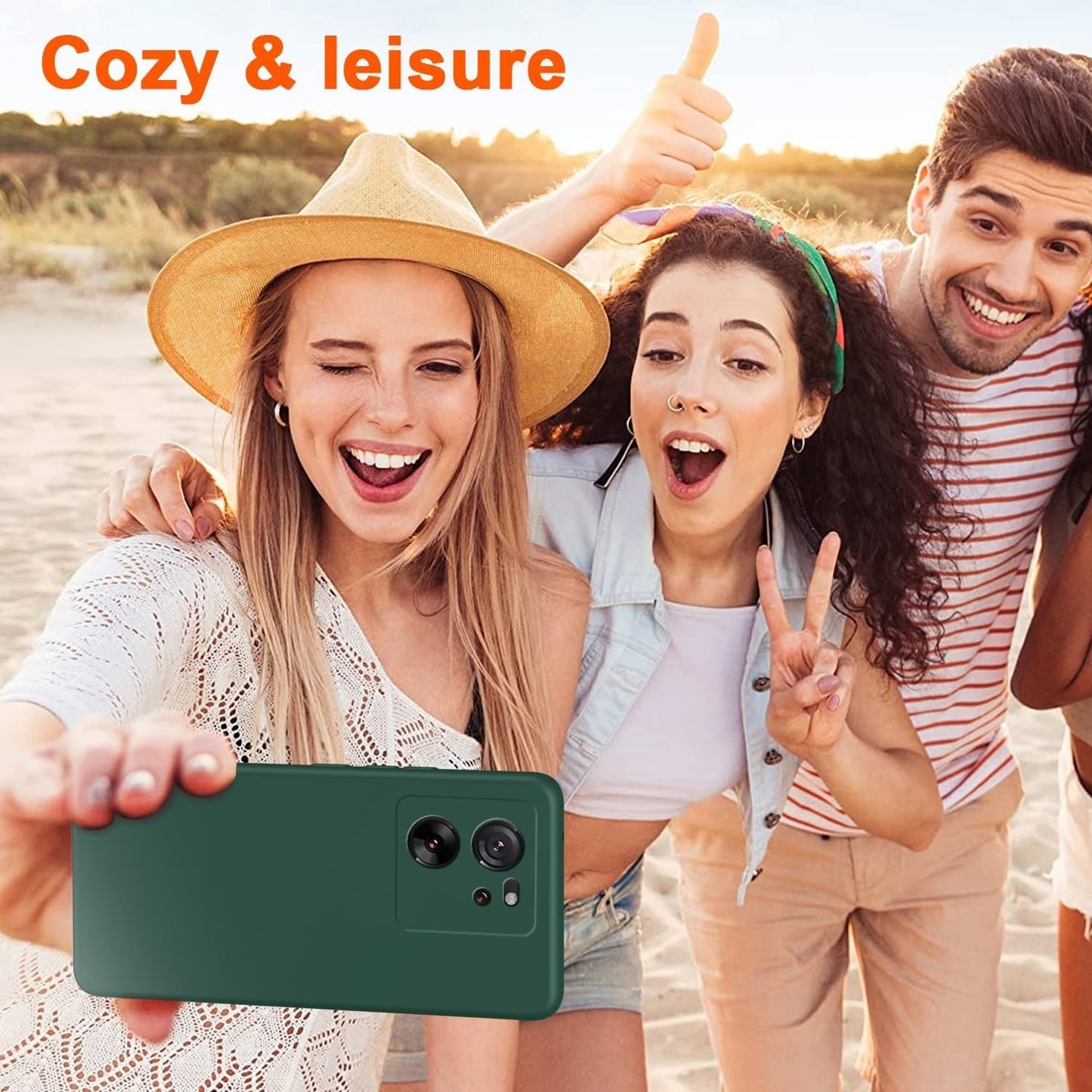Husa de Protectie, Klevo, pentru Xiaomi Redmi 13T, Liquid Silicone, cu Microfibra pe Interior, Protectie Antisoc, Compatibil Incarcare Wireless, Verde