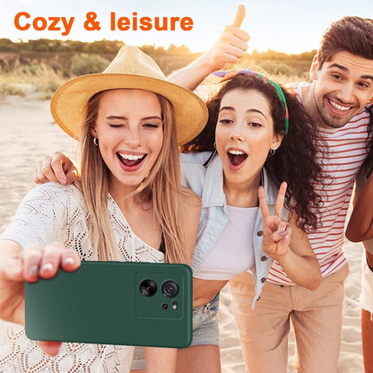 Husa de Protectie, Klevo, pentru Xiaomi Redmi 13T, Liquid Silicone, cu Microfibra pe Interior, Protectie Antisoc, Compatibil Incarcare Wireless, Verde