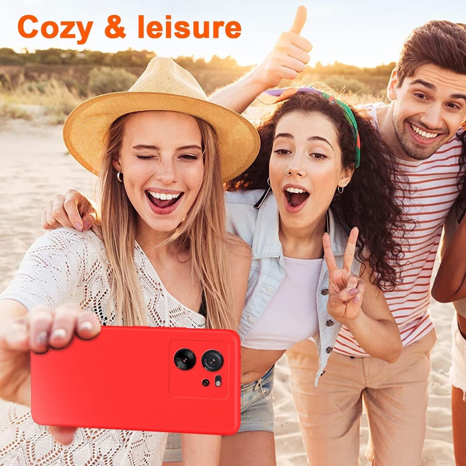 Husa de Protectie, Klevo, pentru Xiaomi Redmi 13T, Liquid Silicone, cu Microfibra pe Interior, Protectie Antisoc, Compatibil Incarcare Wireless, Rosu