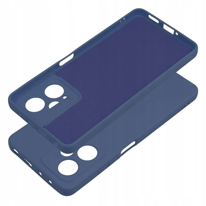 Husa de Protectie, Klevo, pentru Xiaomi Redmi Note 12 Pro 5G, Liquid Silicone, cu Microfibra pe Interior, Protectie Antisoc, Compatibil Incarcare Wireless, Albastru
