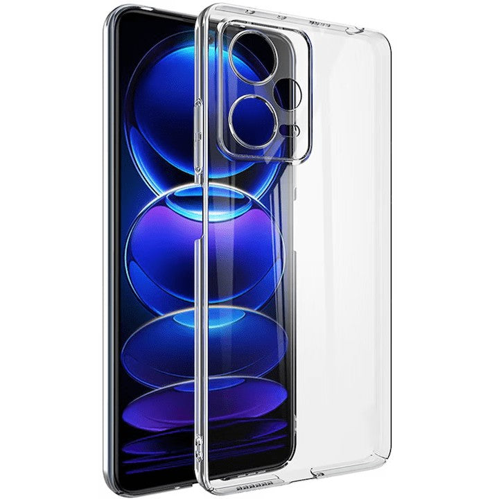 Husa de Protectie, Klevo, pentru Xiaomi Redmi Note 12 Pro 5G, TPU Protect Plus, cu Dust Plug, Transparent