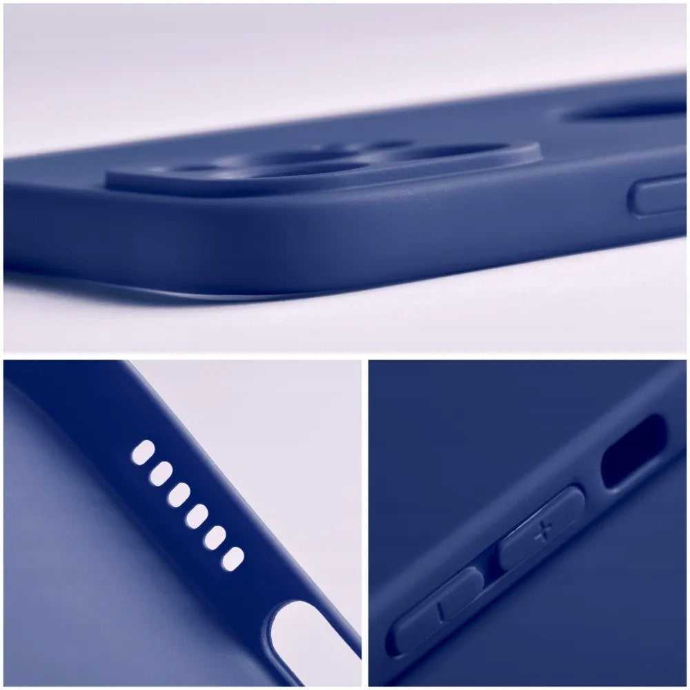 Husa de Protectie, Klevo, pentru Xiaomi Redmi Note 13 5G, Liquid Silicone, cu Microfibra pe Interior, Protectie Antisoc, Compatibil Incarcare Wireless, Albastru