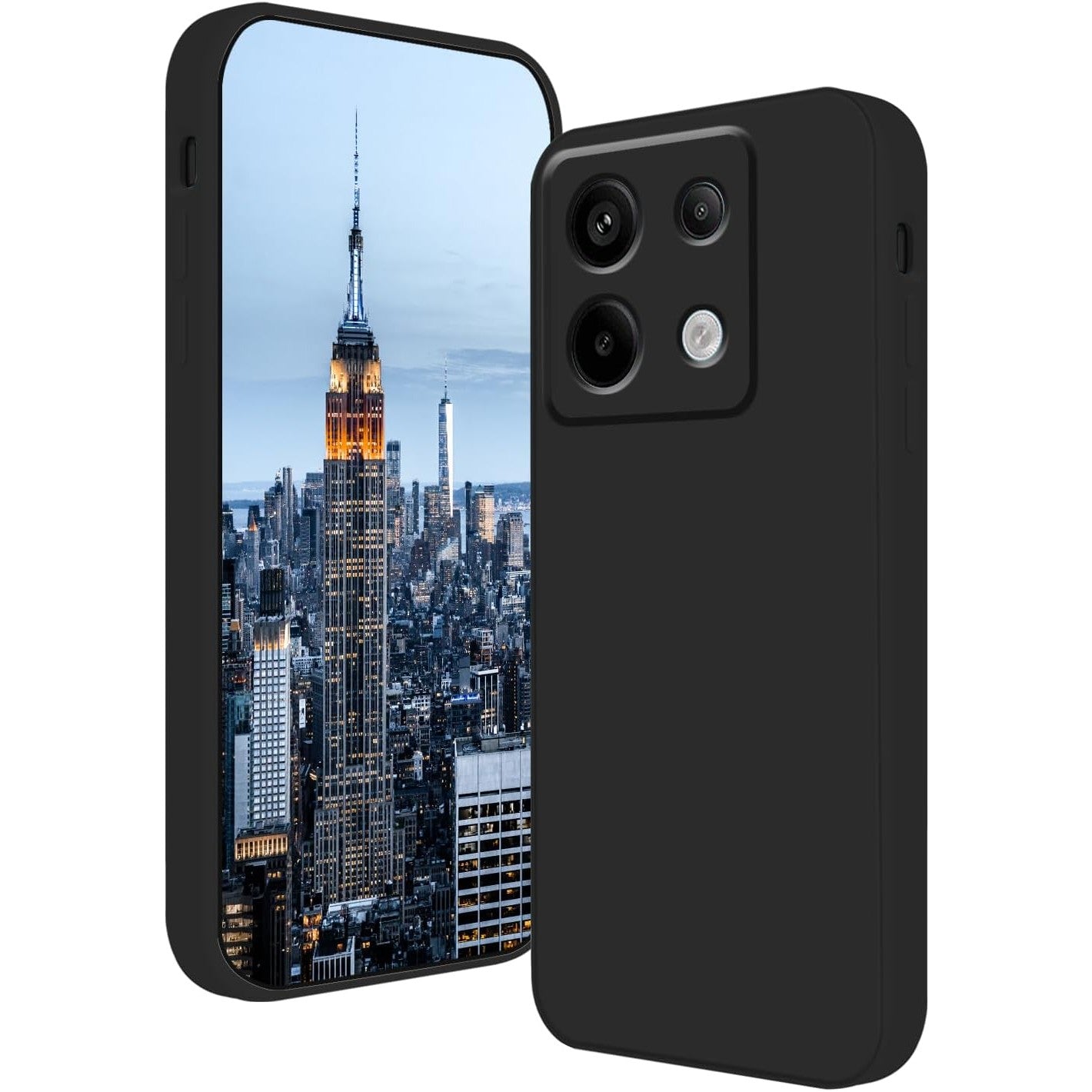 Husa de Protectie, Klevo, pentru Xiaomi Redmi Note 13 Pro 5G, Liquid Silicone, cu Microfibra pe Interior, Protectie Antisoc, Compatibil Incarcare Wireless, Negru