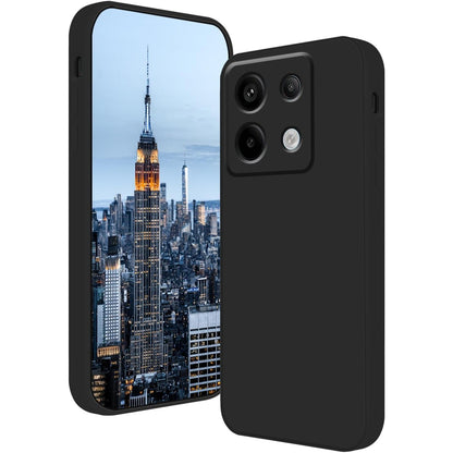 Husa de Protectie, Klevo, pentru Xiaomi Redmi Note 13 Pro 5G, Liquid Silicone, cu Microfibra pe Interior, Protectie Antisoc, Compatibil Incarcare Wireless, Negru