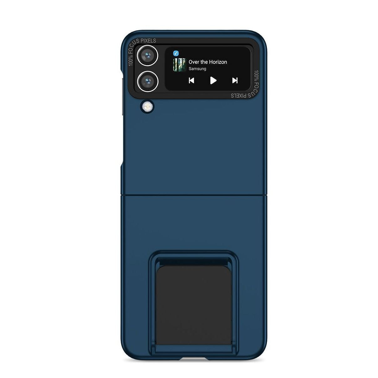 Husa de Protectie, Klevo, pentru Samsung Galaxy Z Flip 5, din PC, cu Pliere Tridimensionala, Multifunctionala, Albastra
