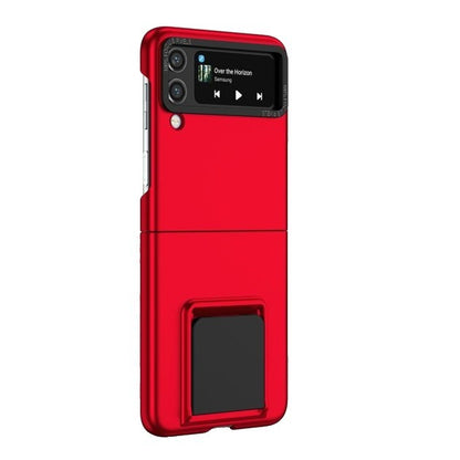 Husa de Protectie, Klevo, pentru Samsung Galaxy Z Flip 5, din PC, cu Pliere Tridimensionala, Multifunctionala, Rosie