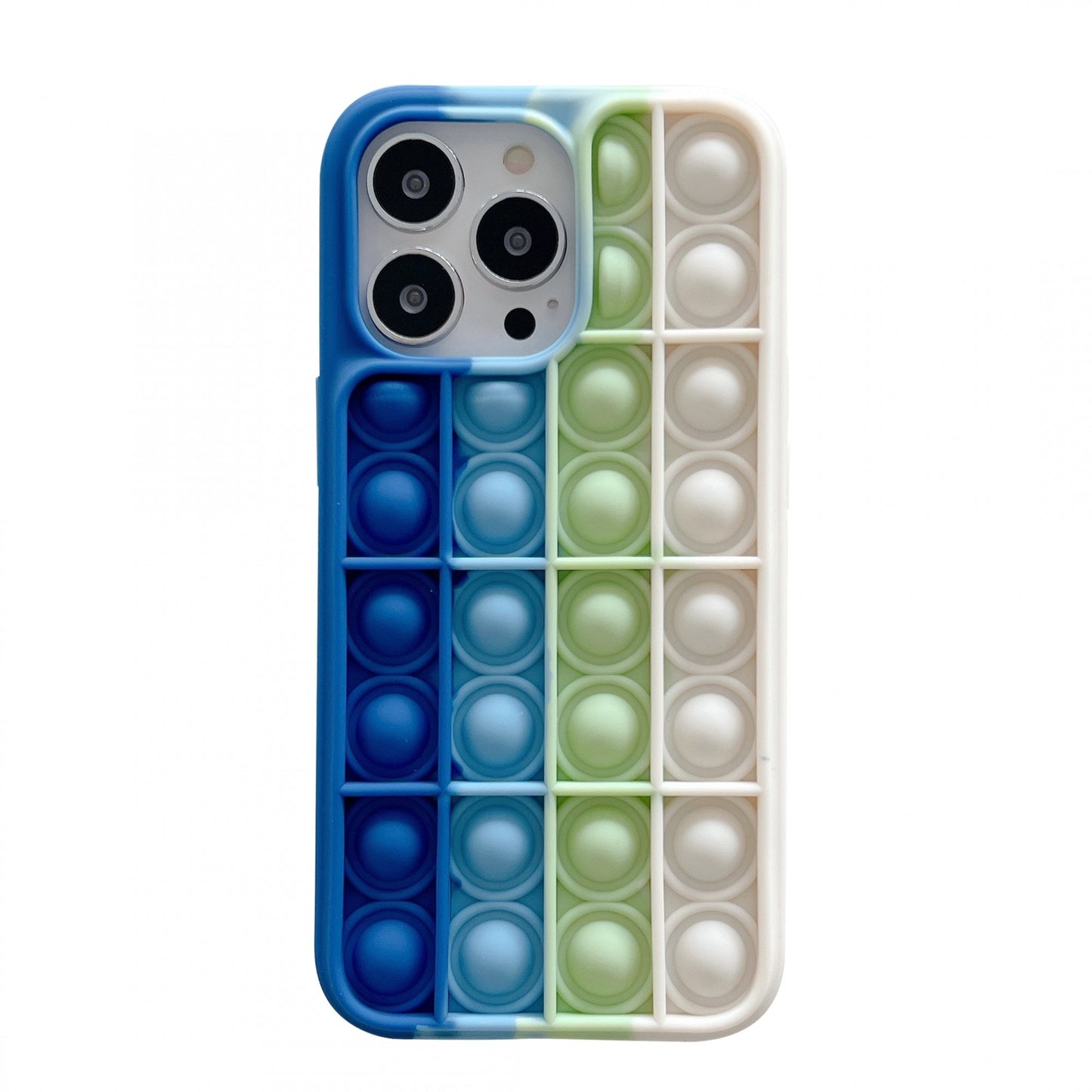 Husa de protectie Klevo Pop It compatibila cu Apple iPhone 13,Model 6,Multicolor