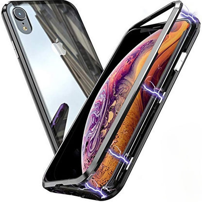 Husa de Protectie, Klevo, pentru Apple iPhone 7 Plus, Magnetic 360, Metal, Negru