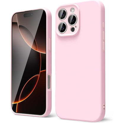 Husa de Protectie Matte TPU, Klevo, pentru Apple iPhone 16 Pro Max, Protectie Camera, Antisoc, Antizgariere, Antialunecare, Acoperire Completa, Roz