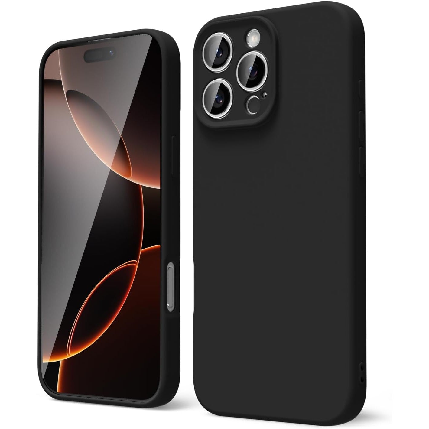 Husa de Protectie Matte TPU, Klevo, pentru Apple iPhone 16 Pro Max, Protectie Camera, Antisoc, Antizgariere, Antialunecare, Acoperire Completa, Negru